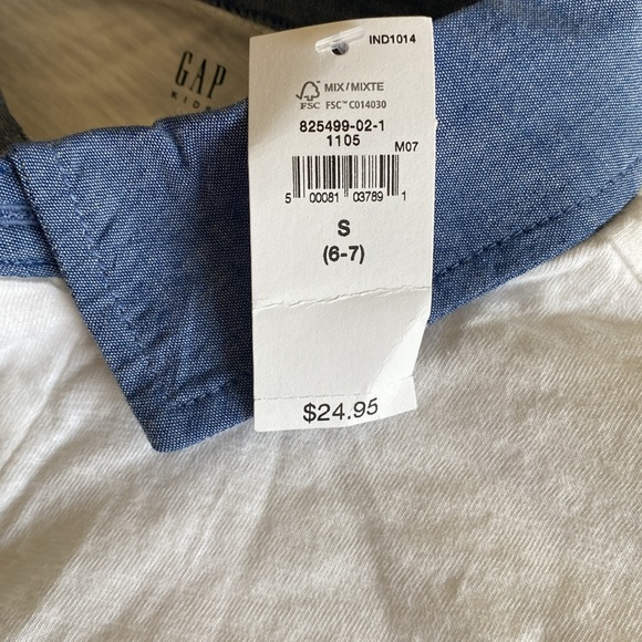 Gap Matching Collared Shirt and Shorts - Picture 3 of 5